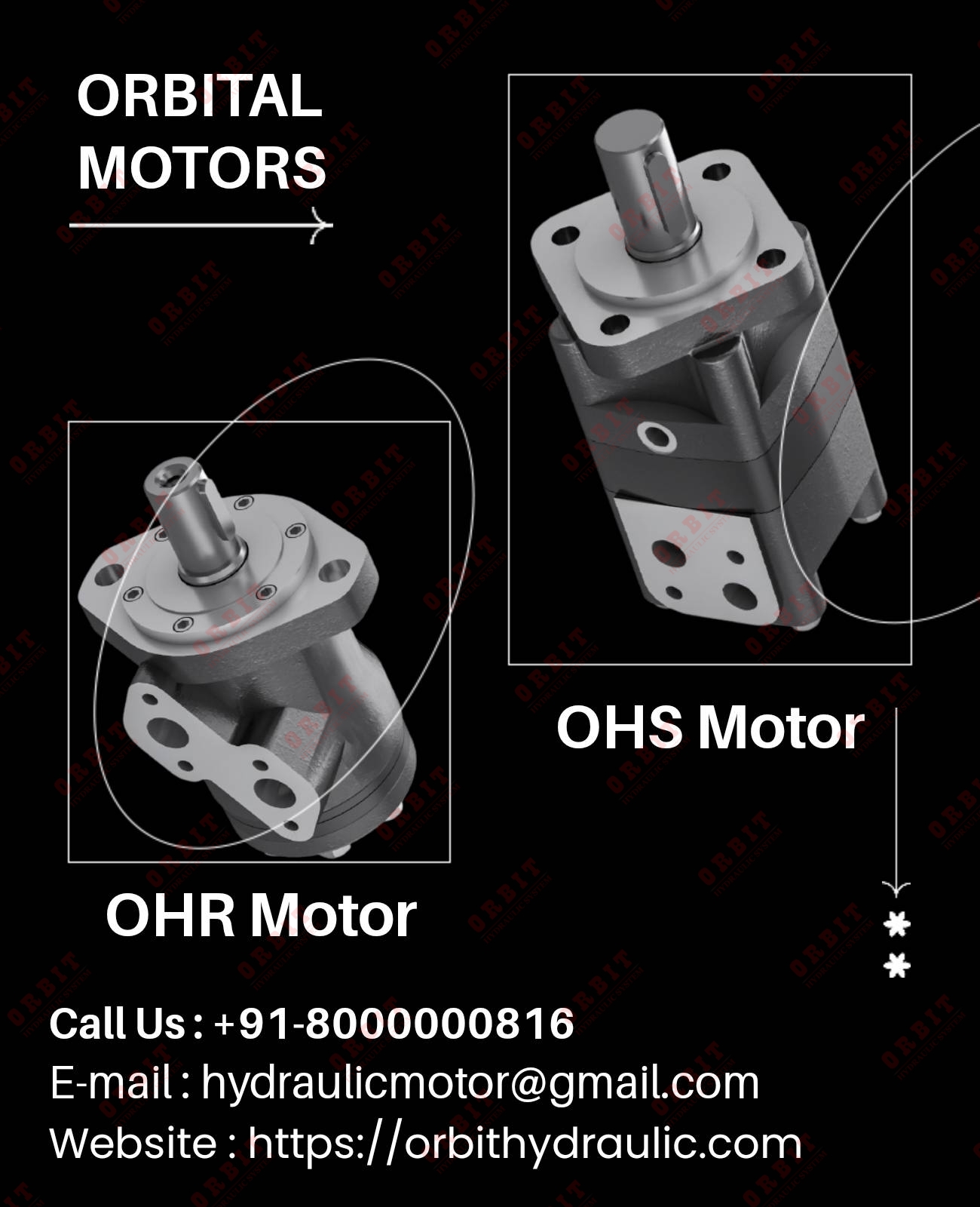 Danfoss OHR Hydraulic Motor In India OMH-315 151H1034 White Hydraulic Motor In Ahmedabad Mumbai Pune Chennai Bangalore Hyderabad Nashik Indore Jaipur Delhi Coimbatore India
